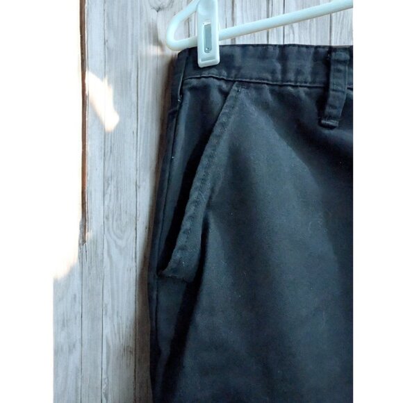 Red Kap Black Cargo Work Shorts 32" Waist Pockets Cotton/Polyester Blend Durable - Picture 10 of 13